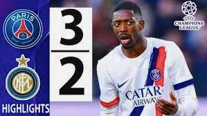 PSG vs Inter Milan UCL final highlights